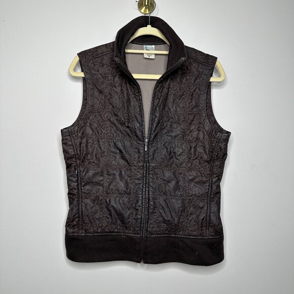 Patagonia Water Girl Brown Makka Full Zip Vest Women's Medium - Picture 1 of 5